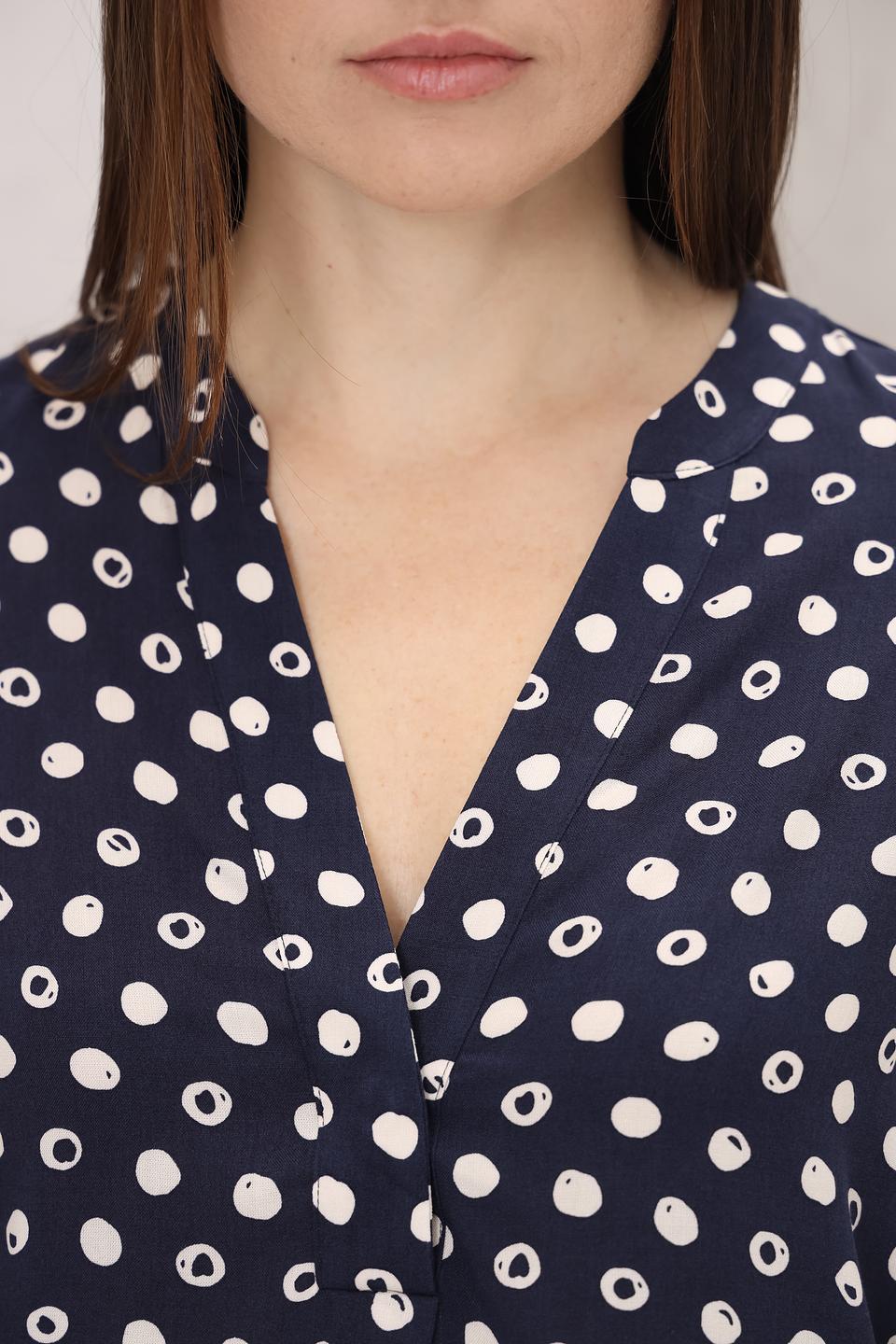 Блуза Seidensticker в горошек