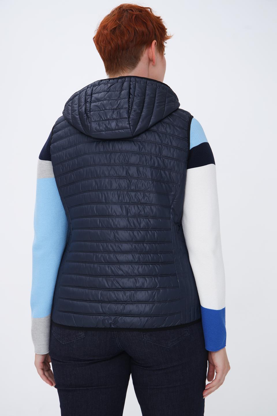Жилет Lebek стеганый, темно-синий