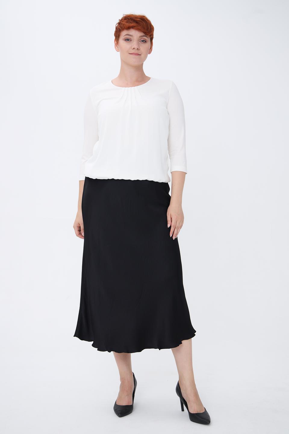 Юбка Lecomte чёрная миди