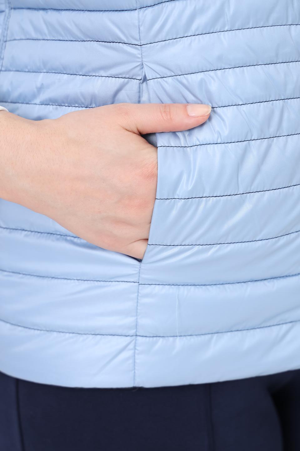 Жилет Lebek стеганый синий