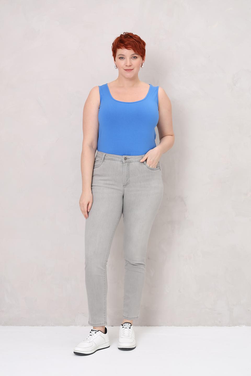 Топ Lebek базовый голубой