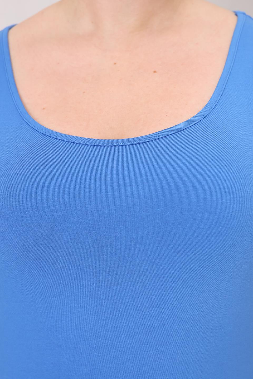 Топ Lebek базовый голубой