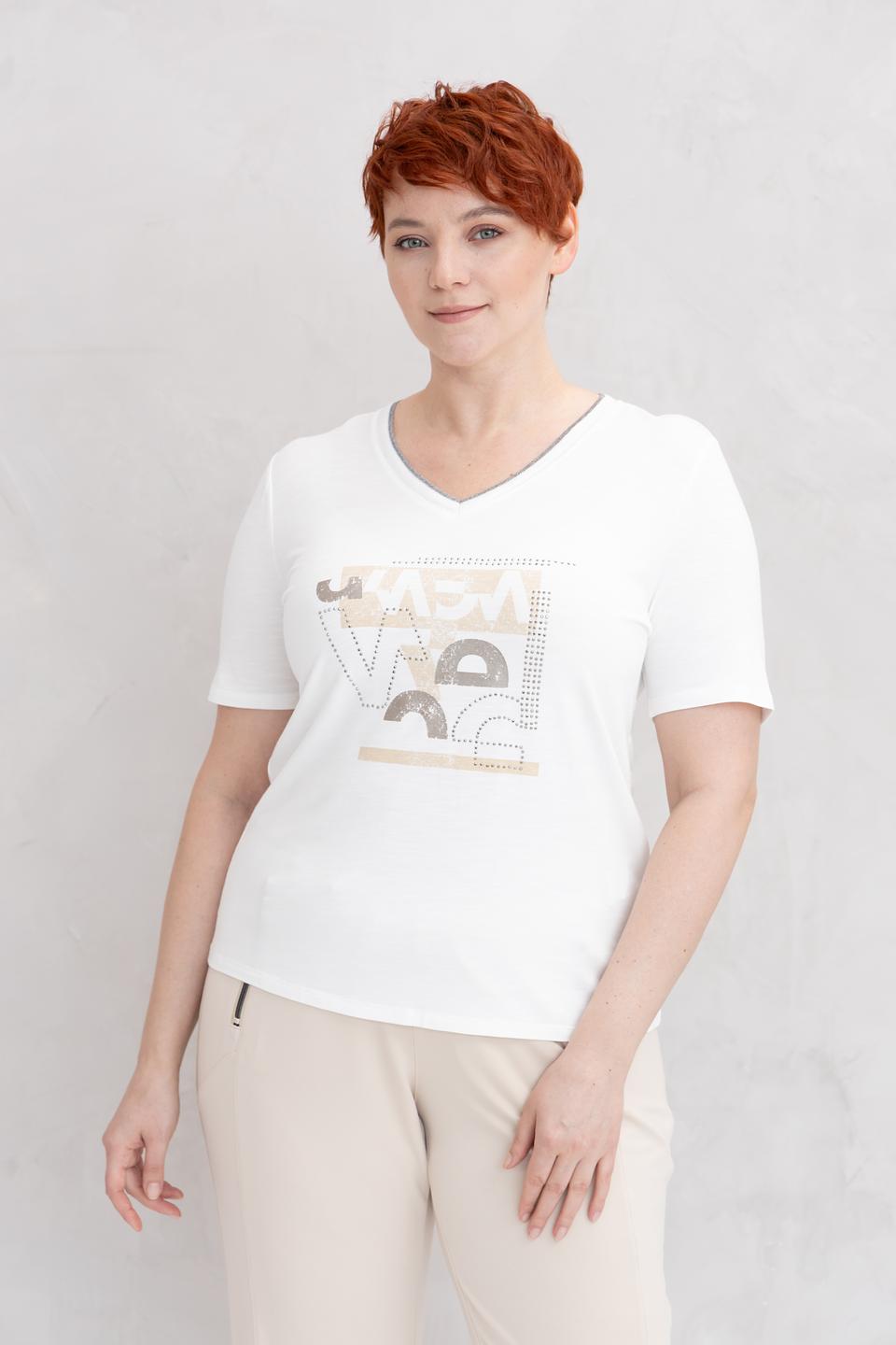 Футболка Barbara Lebek с декором