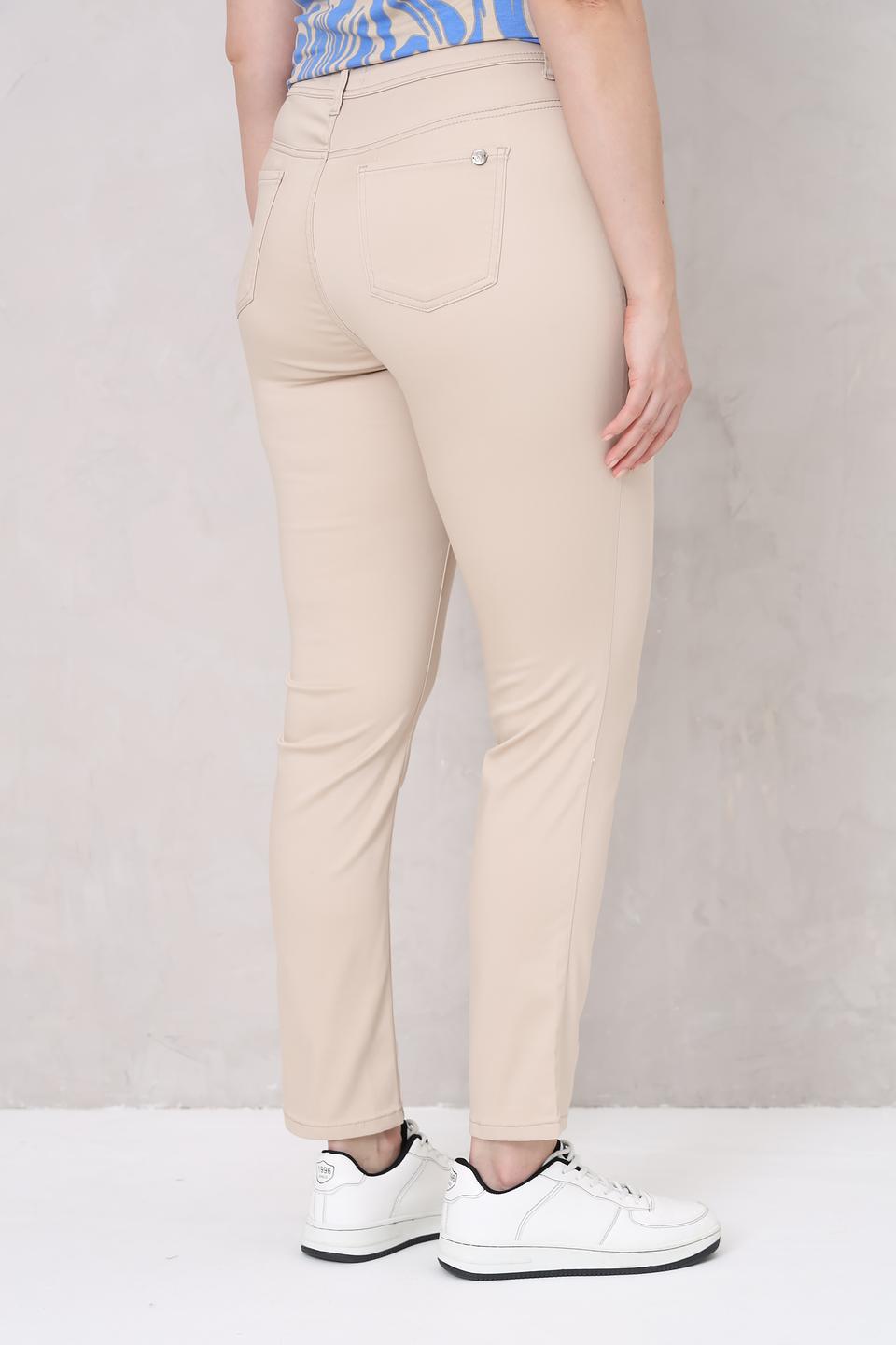 Джинсы Lebek бежевые Slim Fit