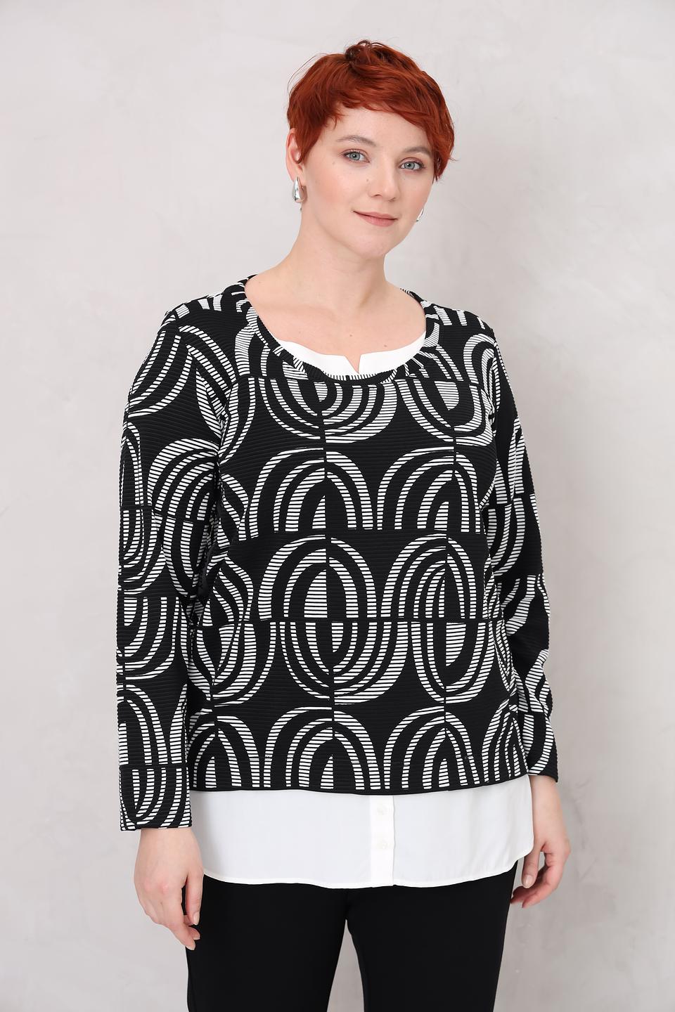 Пуловер Via Appia с принтом