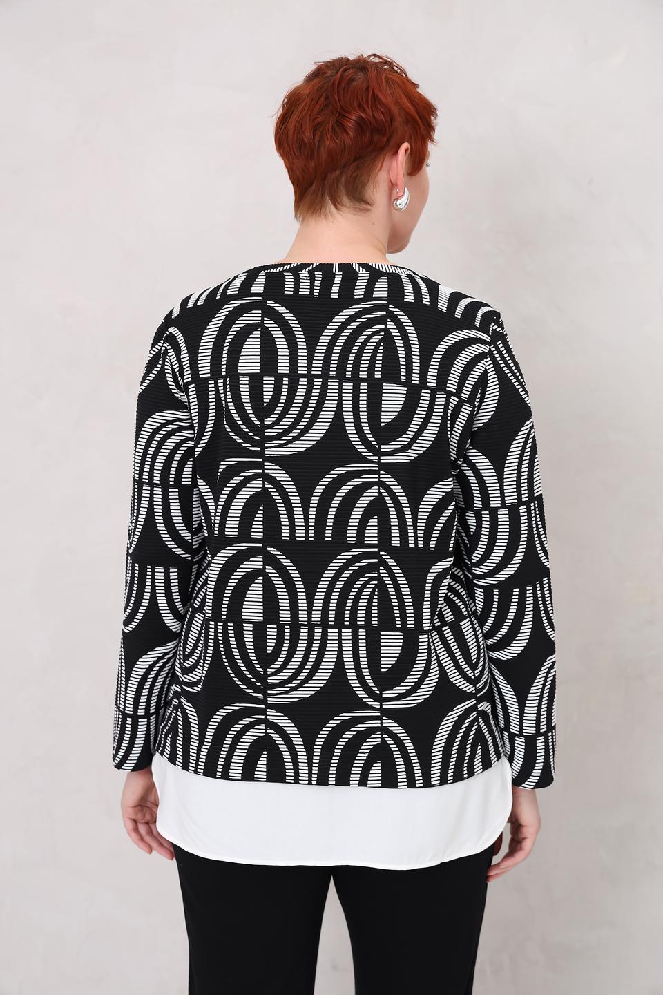 Пуловер Via Appia с принтом