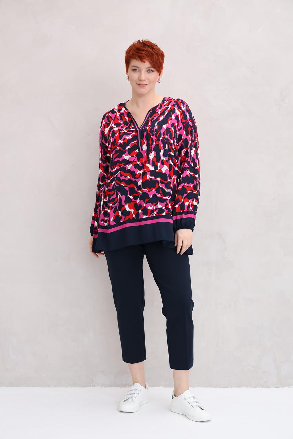 Блуза Frapp с принтом