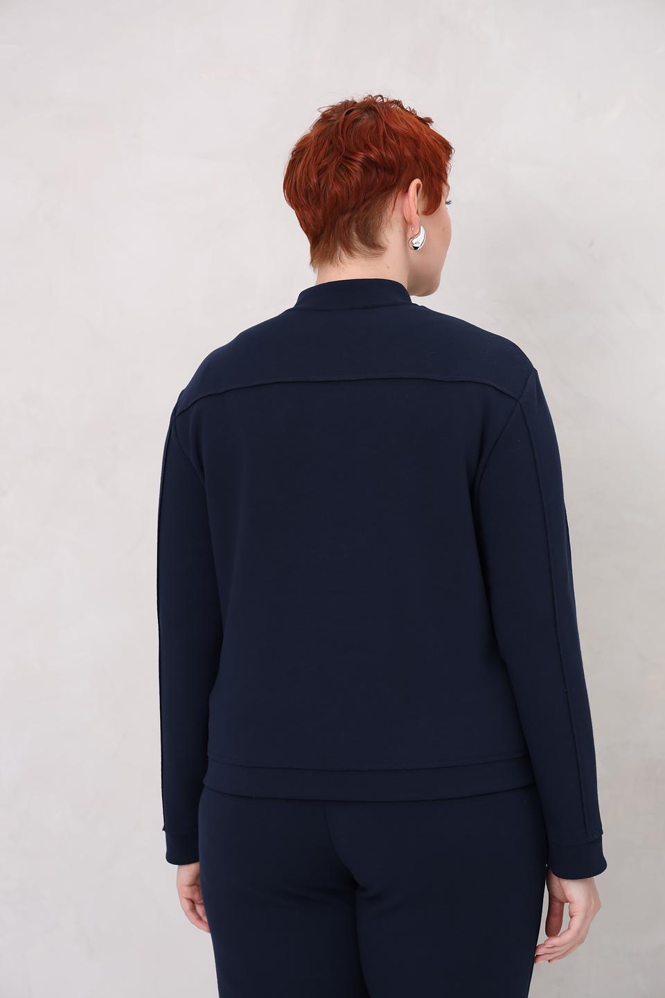 Жакет Rabe collection синий с вышивкой