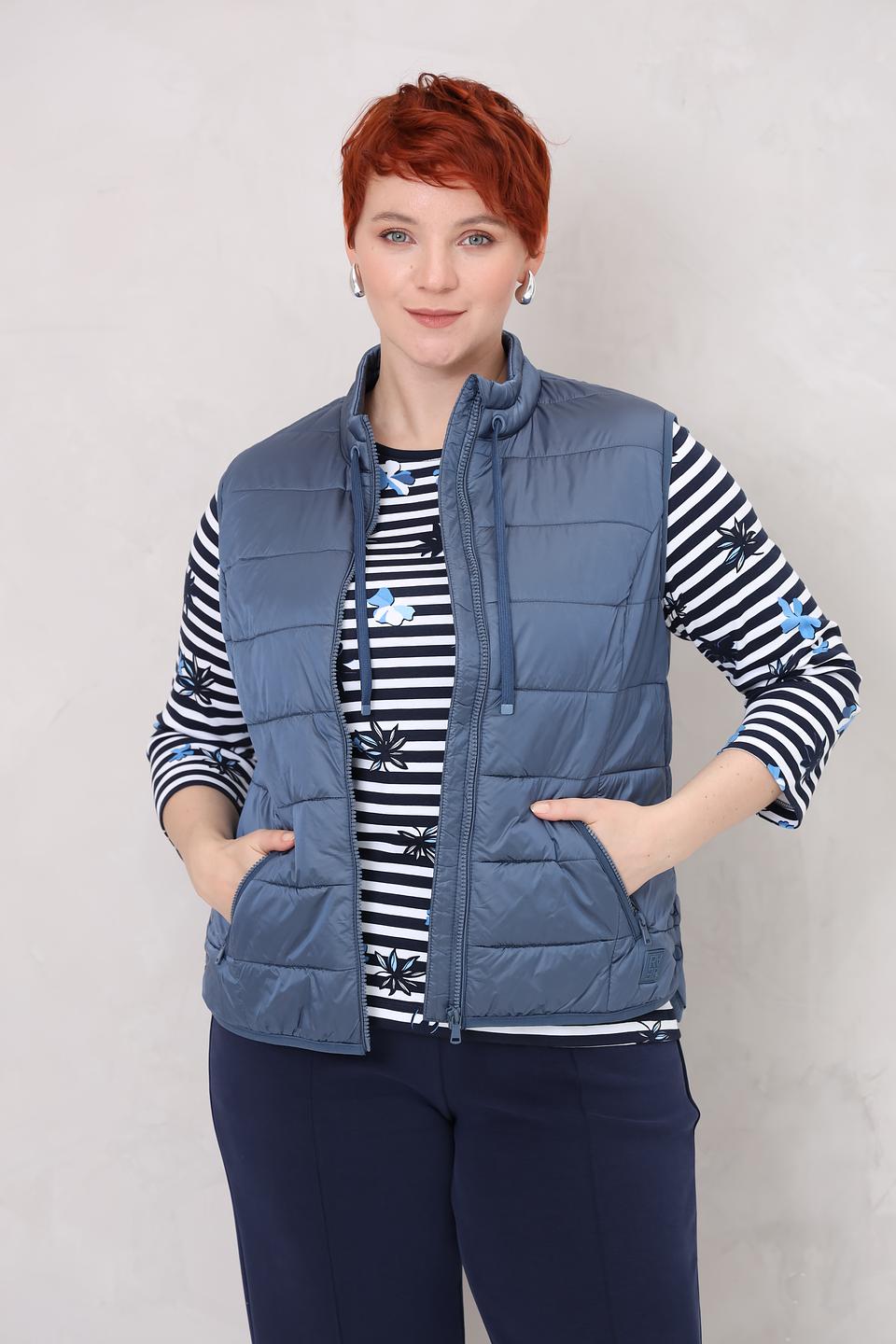 Жилет Rabe collection стеганый серый