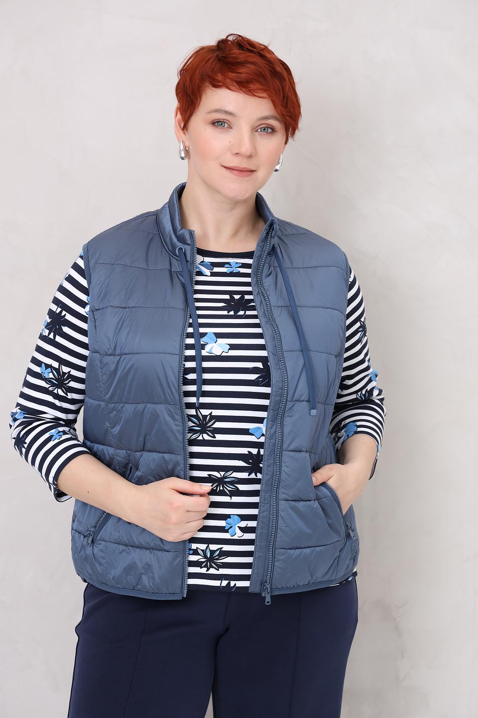 Жилет Rabe collection стеганый серый