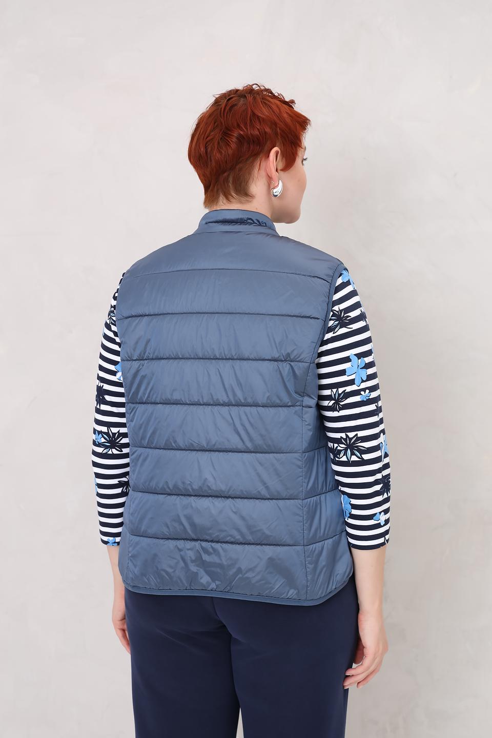 Жилет Rabe collection стеганый серый