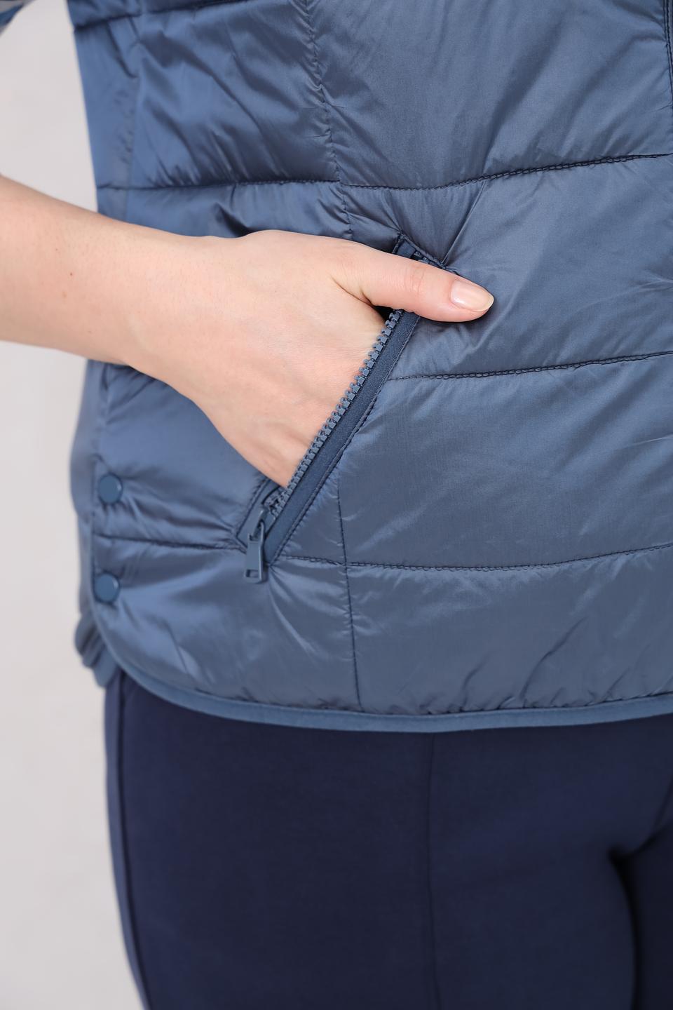 Жилет Rabe collection стеганый серый