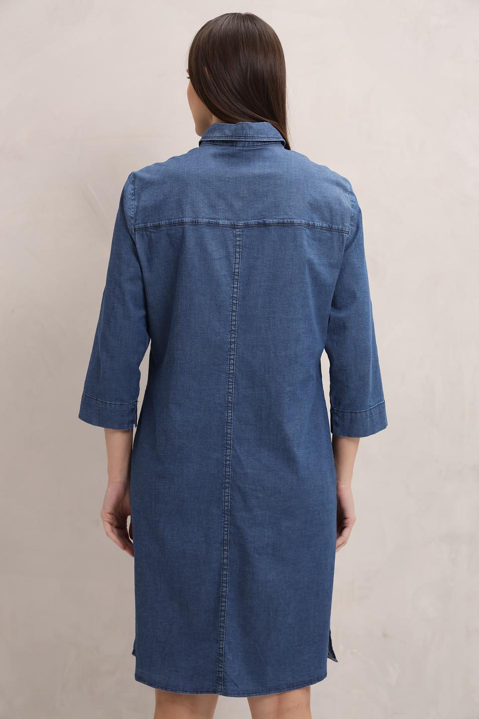 Платье рубашка Bianca джинсовое