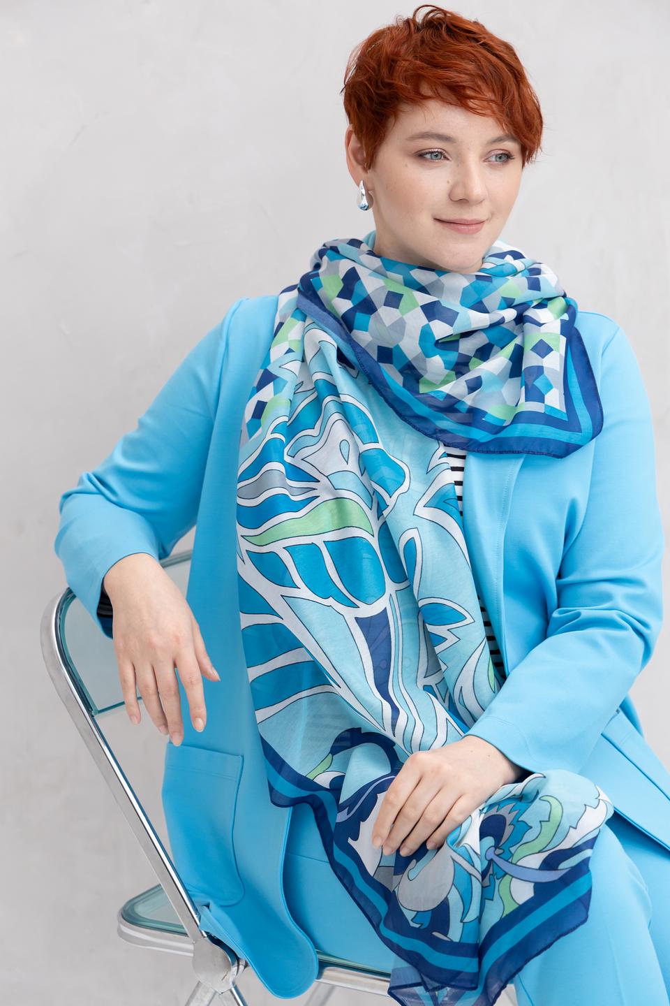 Шарф Bianca с абстрактным рисунком