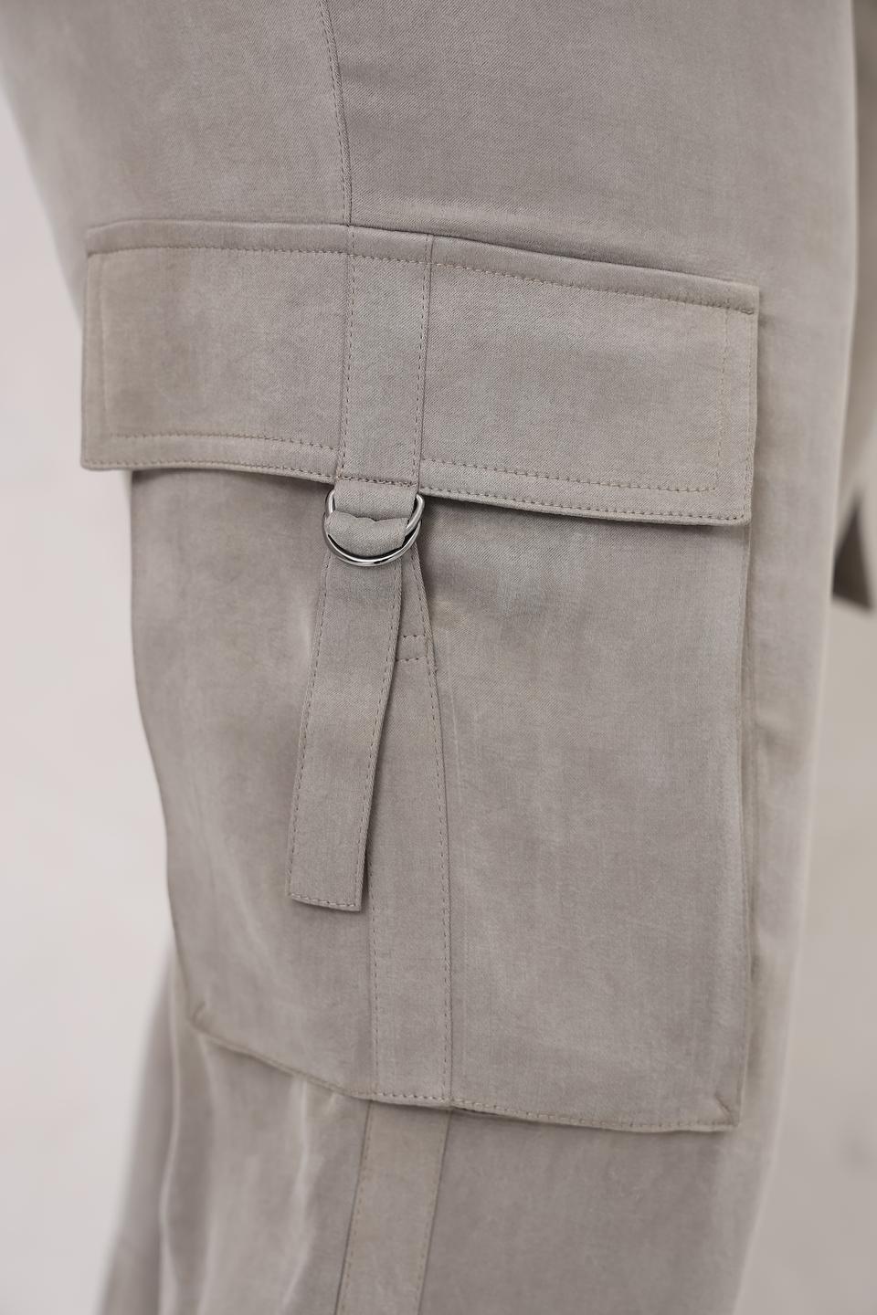 Брюки карго Lecomte серые