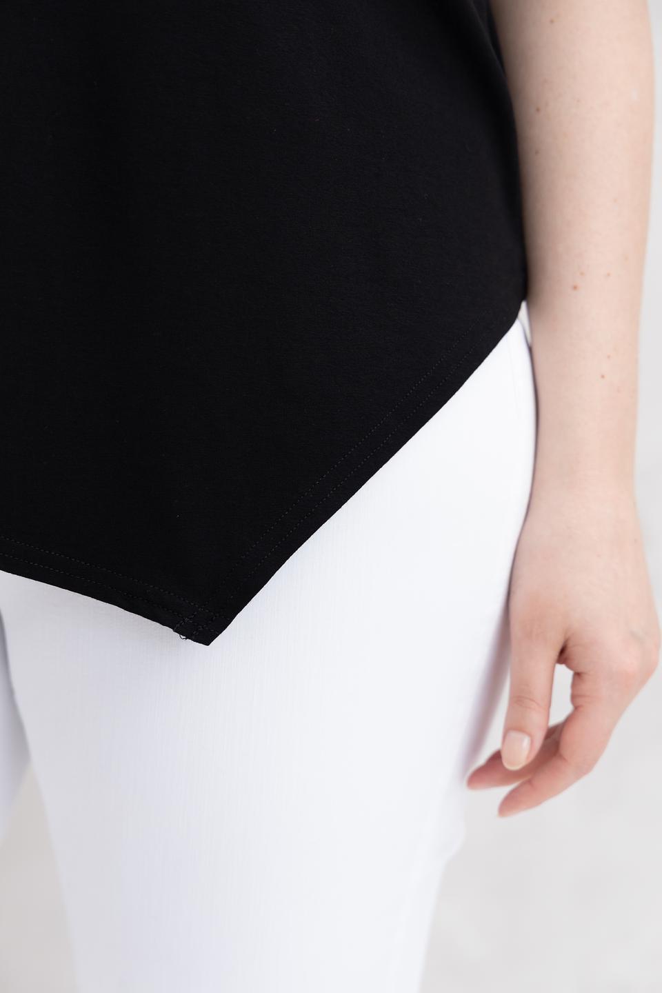 Футболка Doris Streich с принтом чёрная