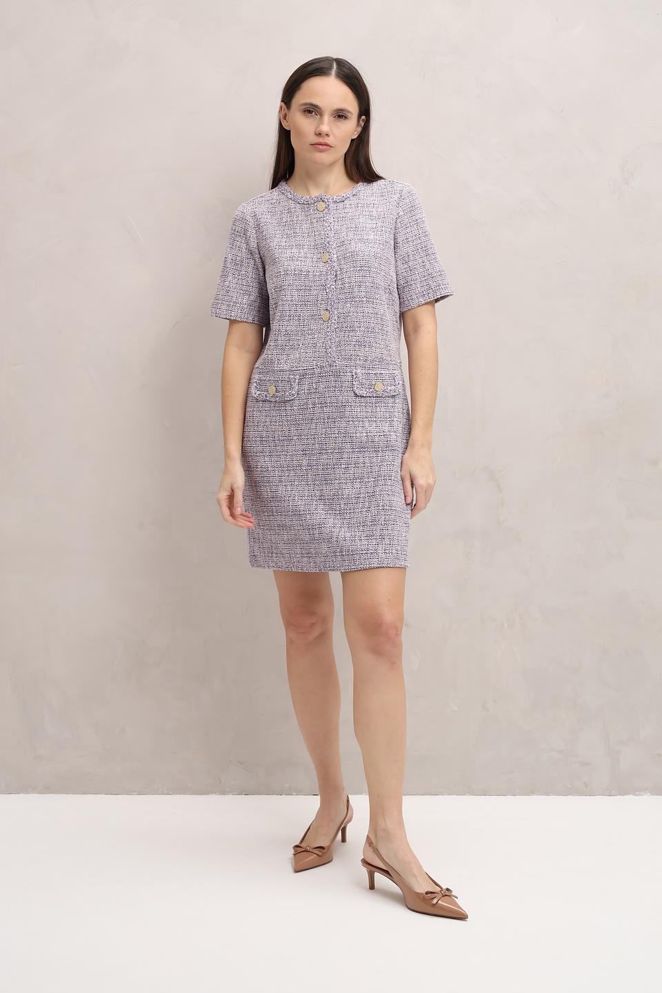 Платье Oui женское клетчатое