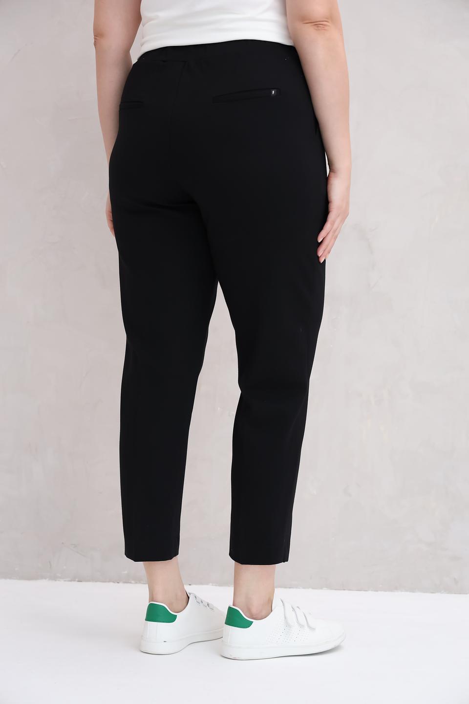 Брюки Frapp чёрные с логотипом