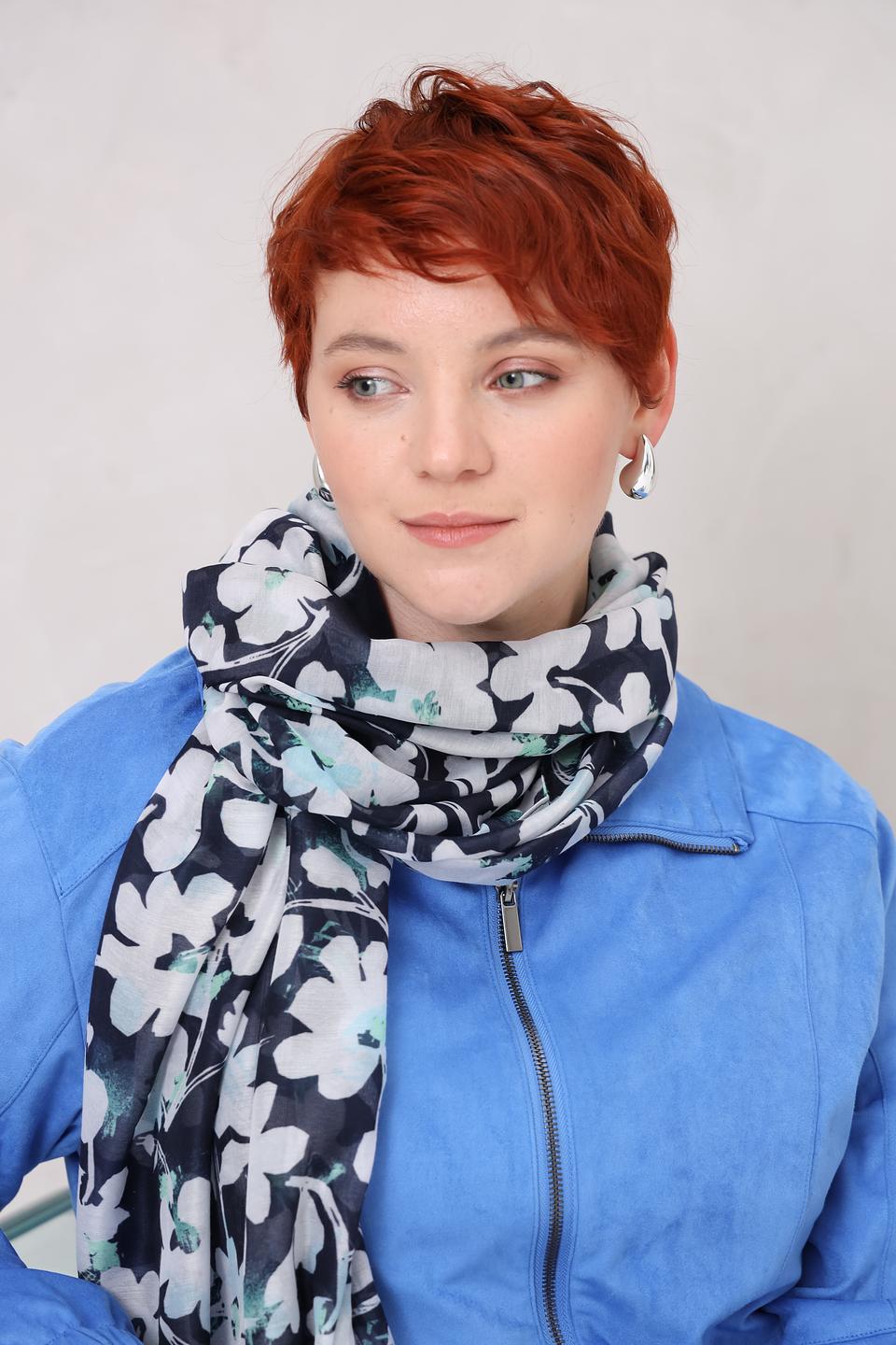 Шарф Rabe collection с цветочным принтом