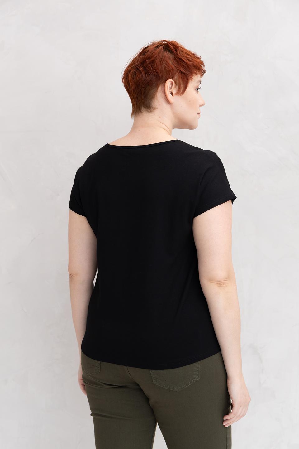 Футболка Doris Streich с принтом чёрная