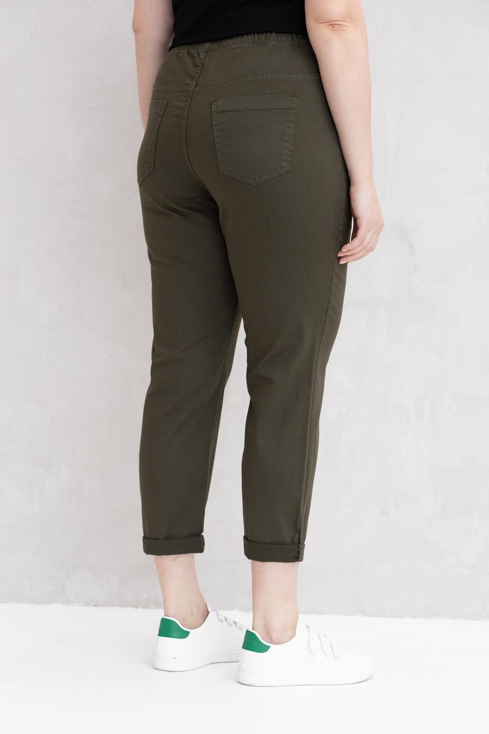 Брюки кюлоты Doris Streich хаки