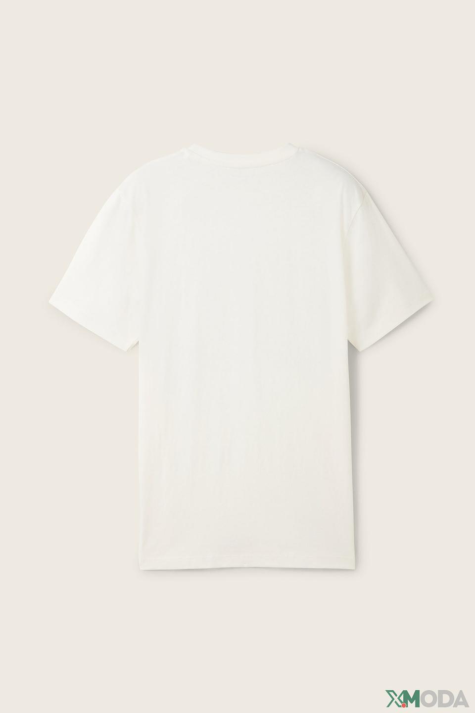 Футболка Tom Tailor с принтом белый