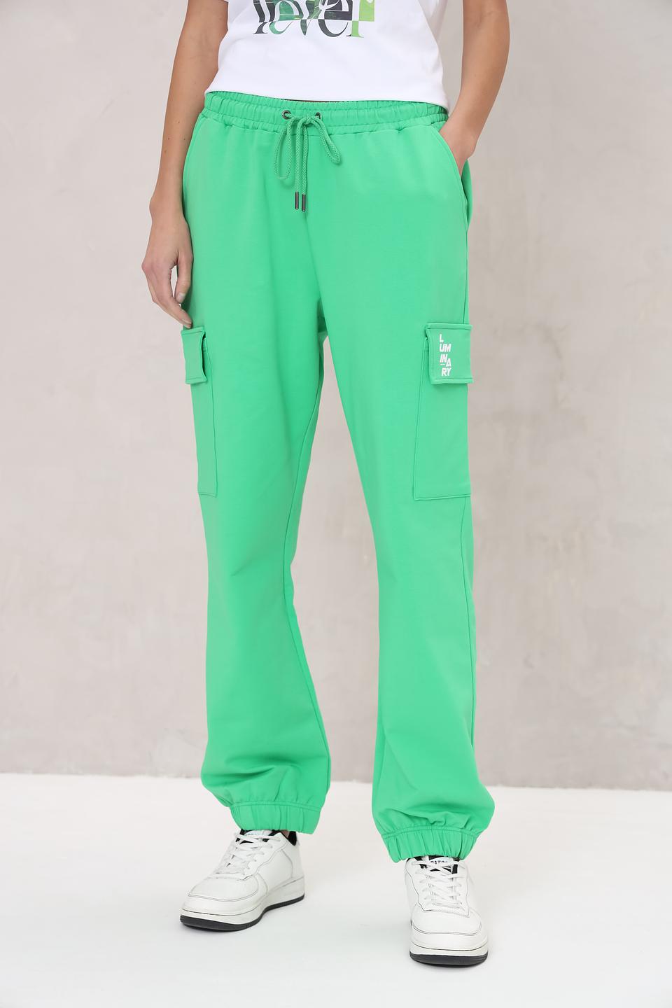 Брюки карго UNQ лайм