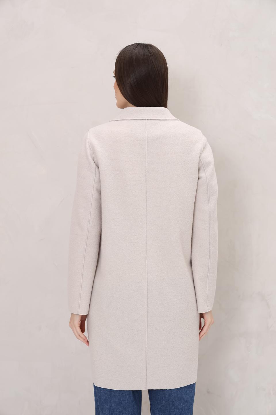 Пальто Oui женское бежевое