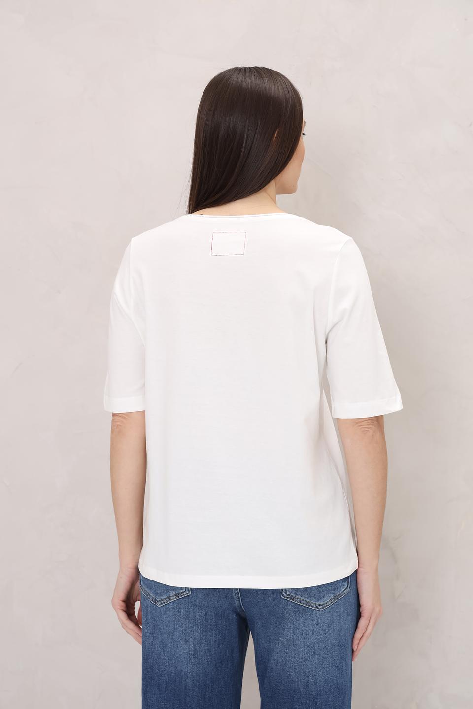 Футболка Oui с принтом красный