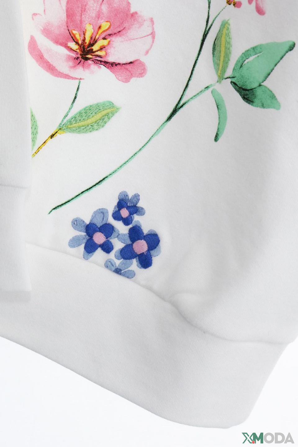 Свитшот Original Marines дев. с цветочным принтом