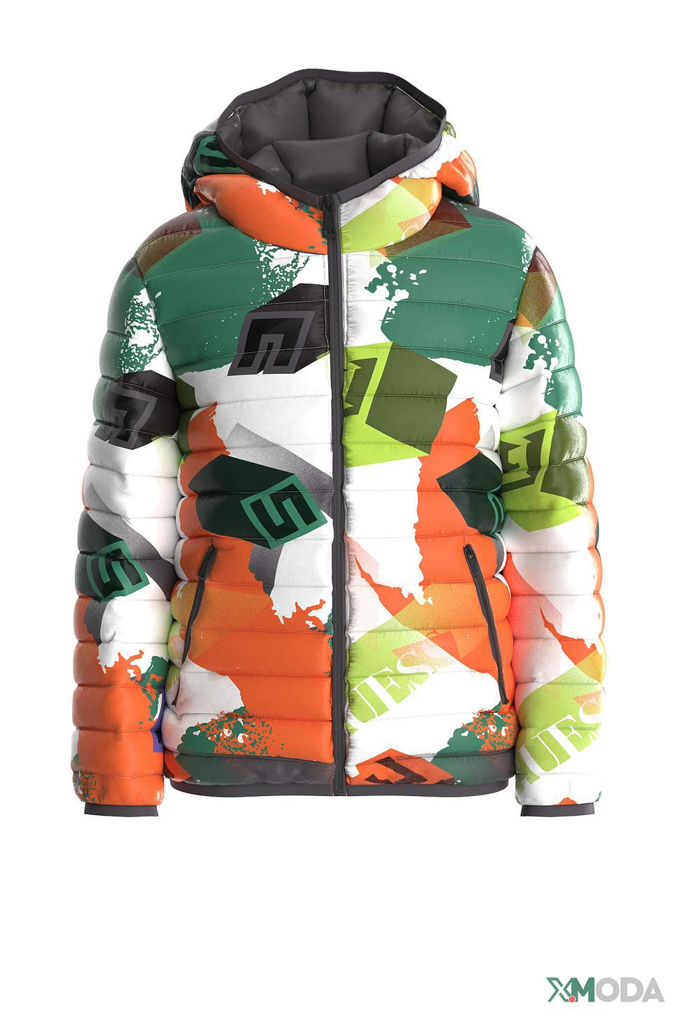 Куртка Guess разноцветная