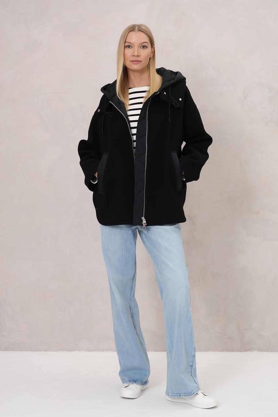 Куртка Marc O Polo чёрная с капюшоном