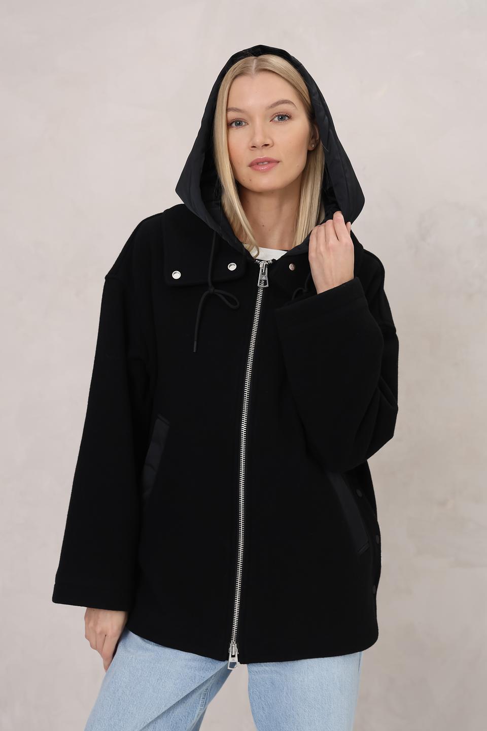 Куртка Marc O Polo чёрная с капюшоном