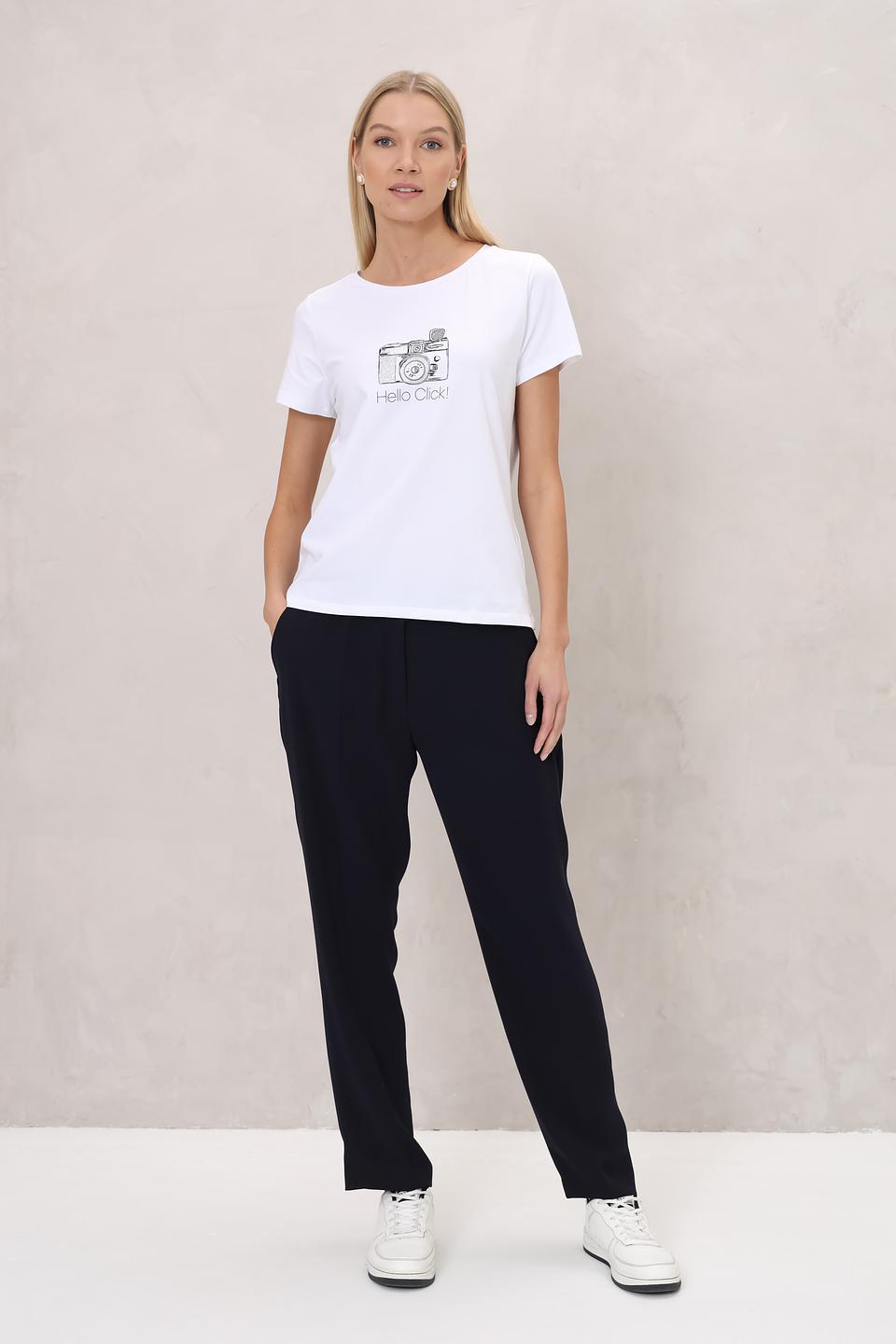 Футболка More and More с принтом