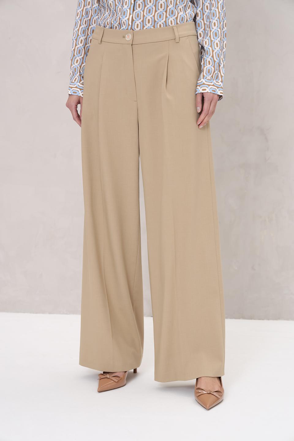 Брюки клёш Gerry Weber бежевые