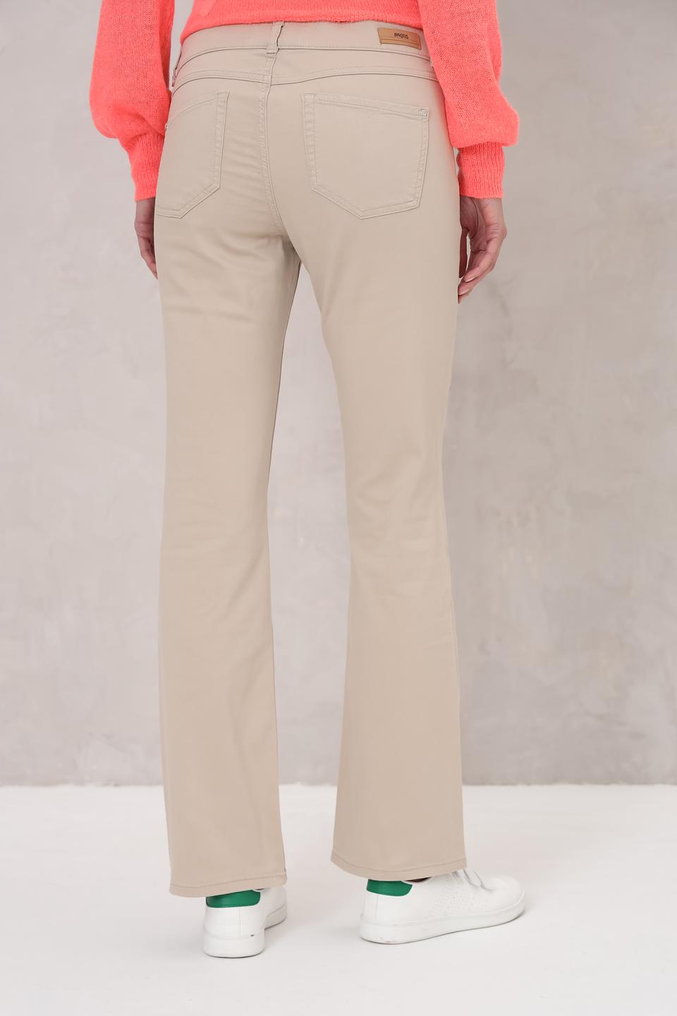Брюки Angels прямого кроя бежевые