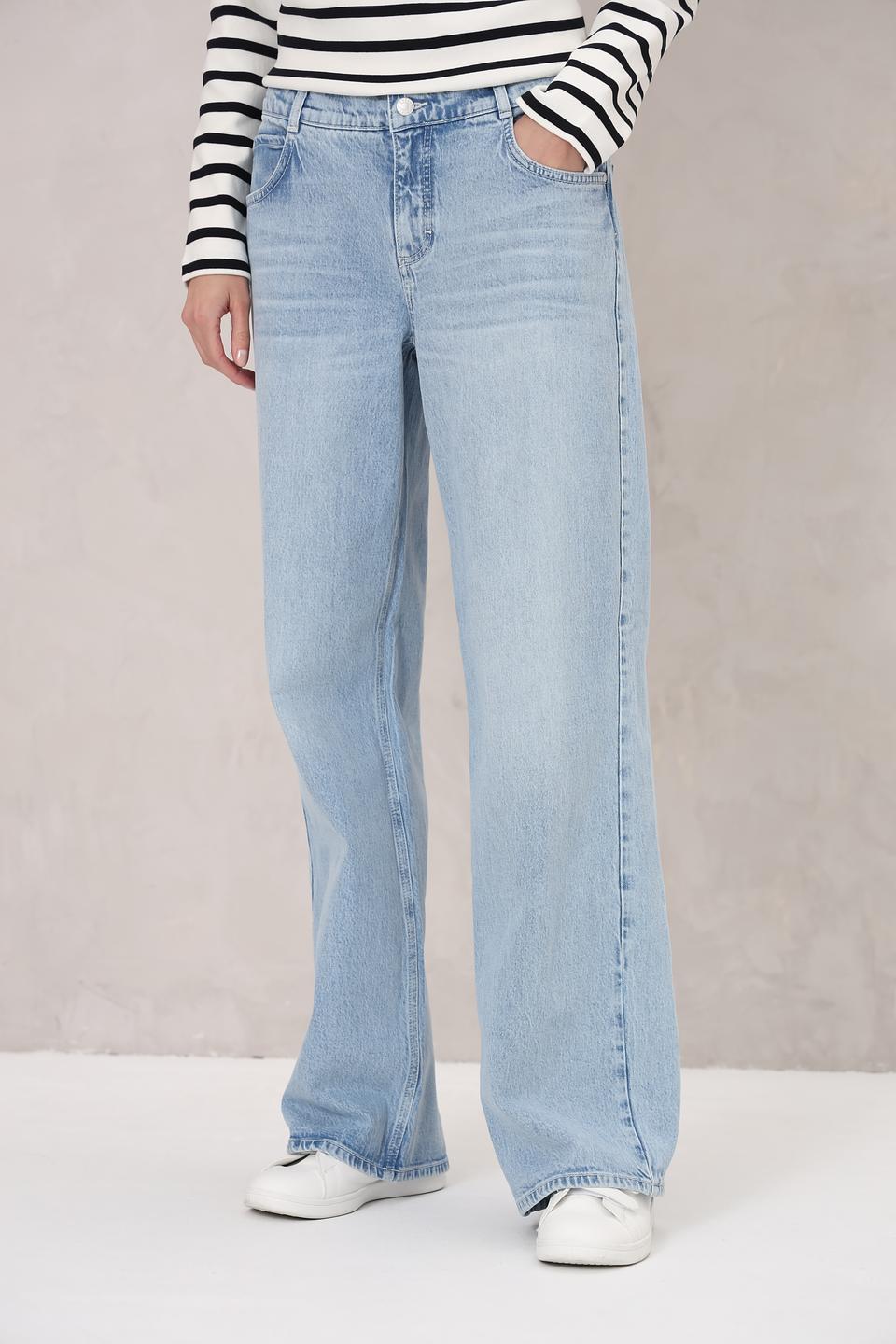 Джинсы Angels клеш голубой