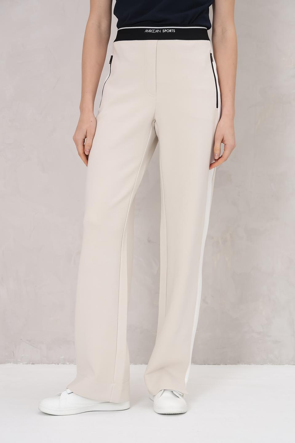 Брюки спортивные Marc Cain Sports бежевые