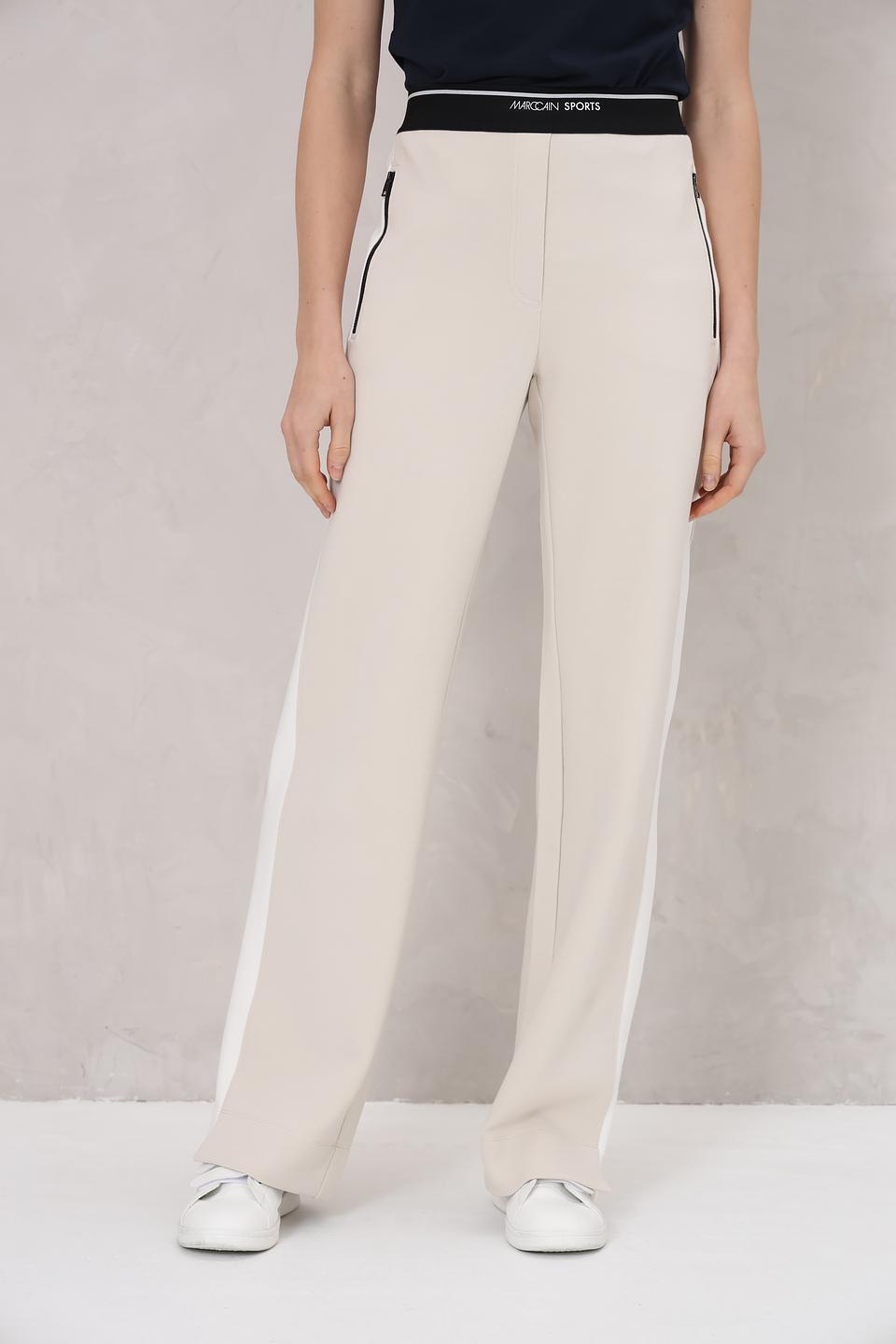 Брюки спортивные Marc Cain Sports бежевые