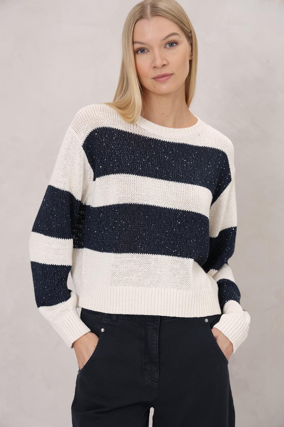 Пуловер Luisa Cerano в полоску