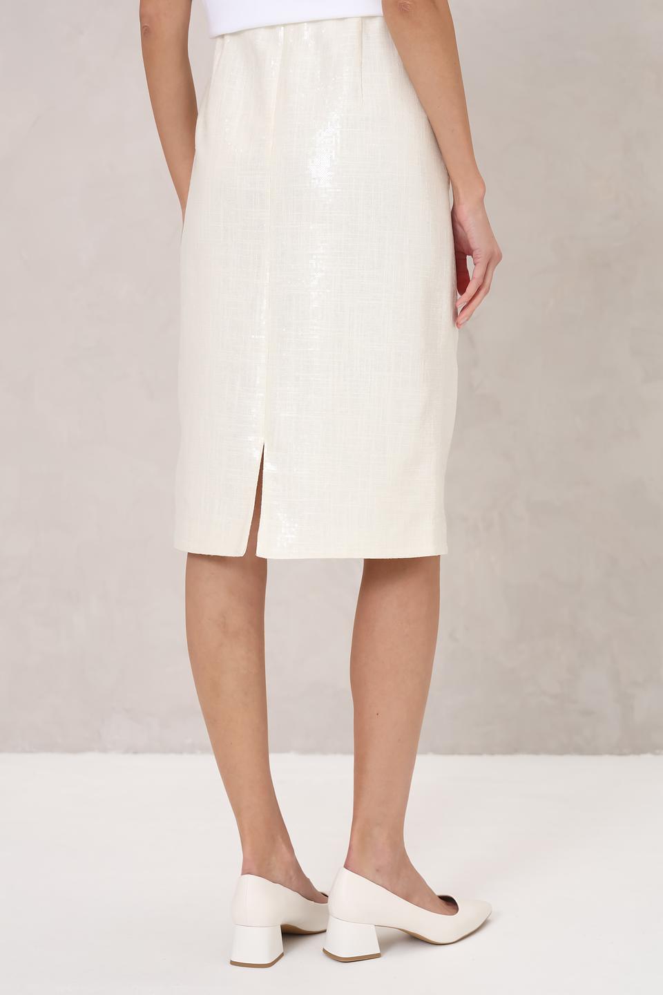 Юбка Luisa Cerano бежевая миди