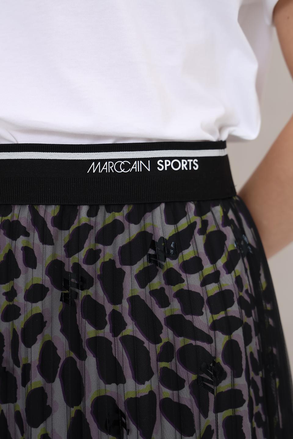 Юбка Marc Cain Sports с леопардовым принтом