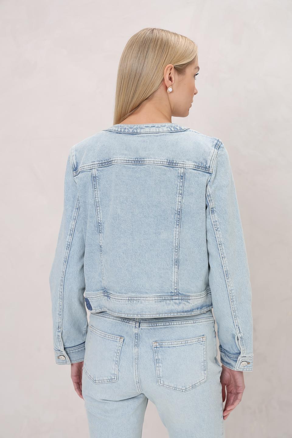 Жакет Oui деним голубой