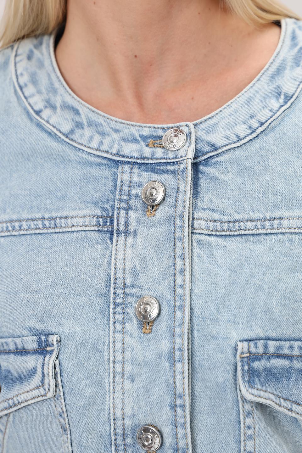 Жакет Oui деним голубой