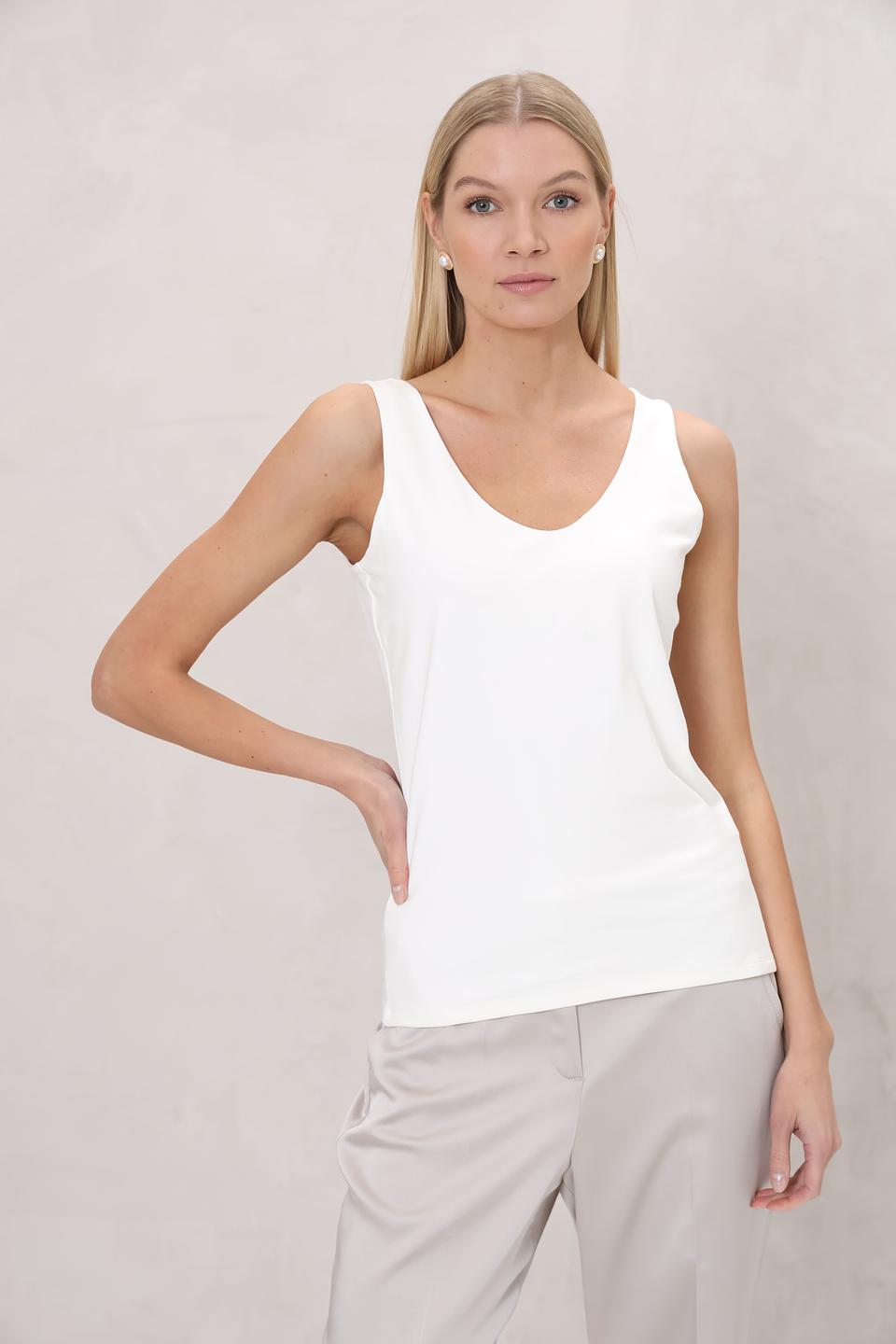 Топ Oui женский белый