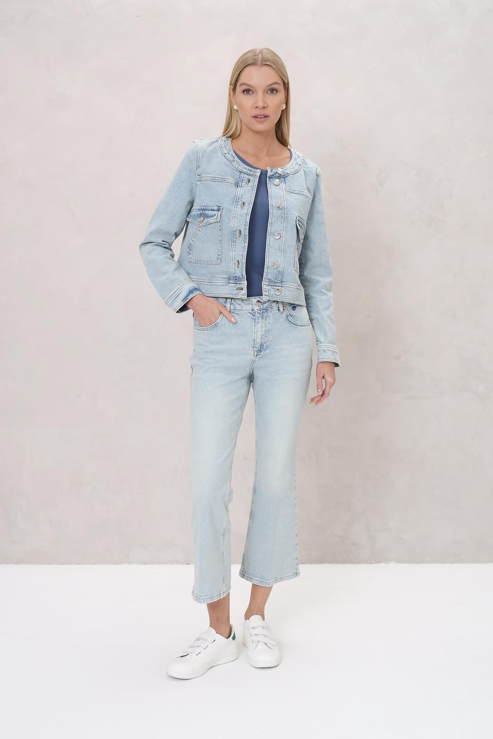 Топ Oui женский лавандовый