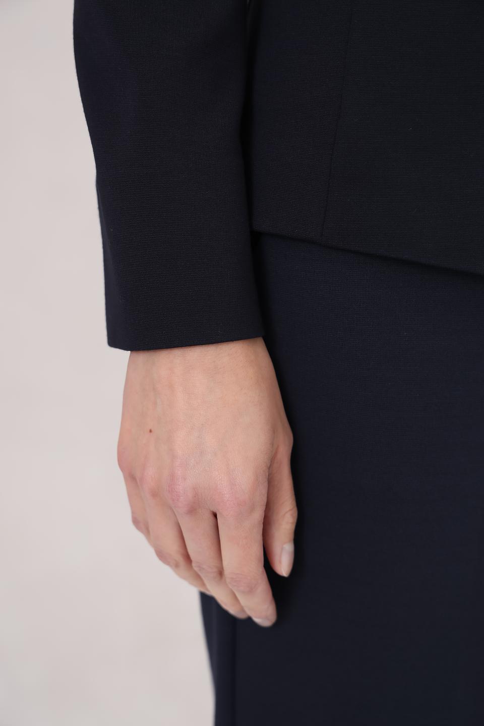 Жакет Oui приталенный тёмно-синий