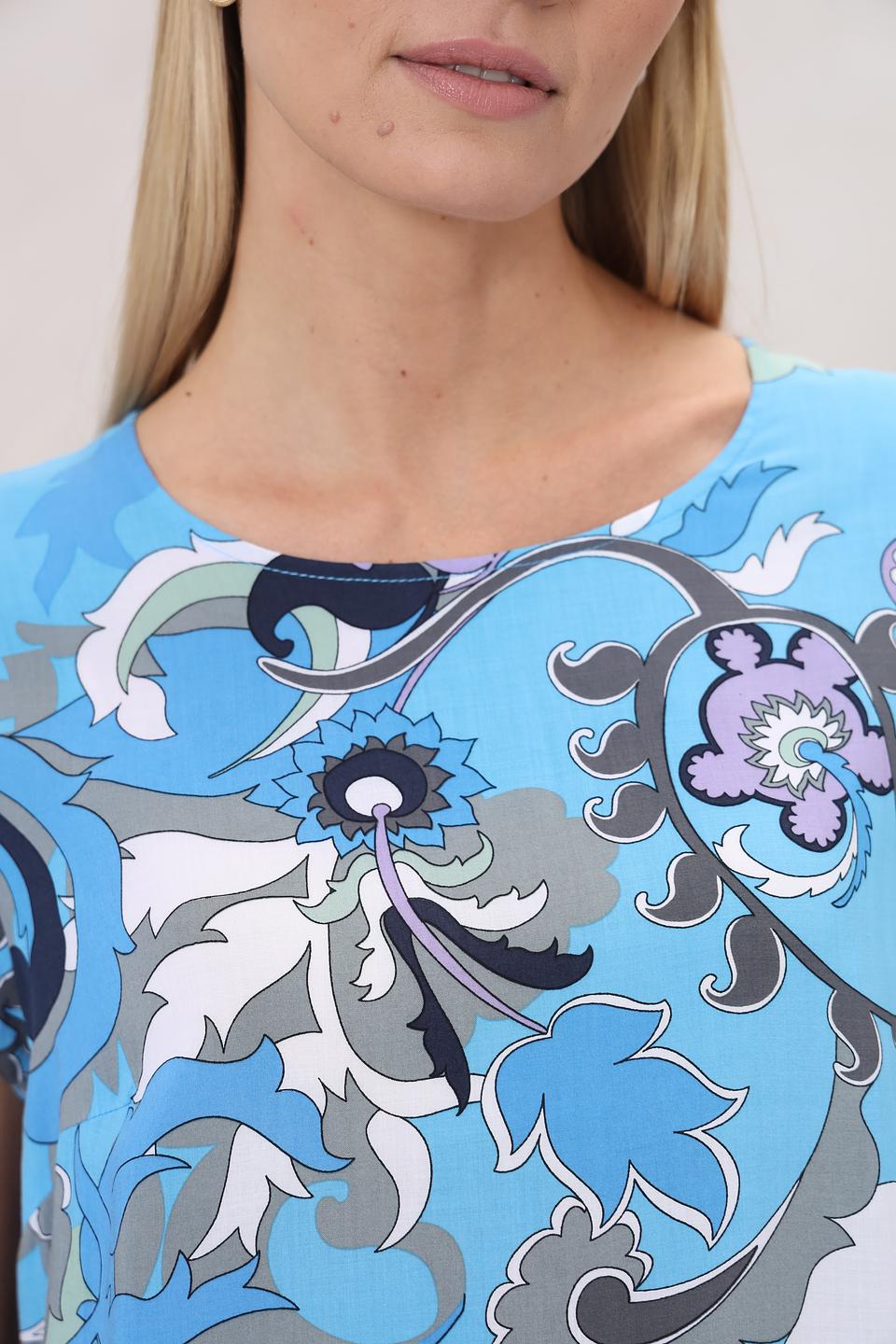 Блуза Bianca с цветочным принтом
