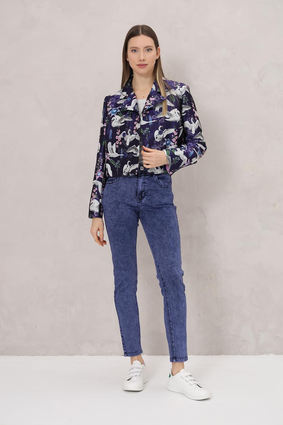 Жакет Marc Cain с принтом птиц