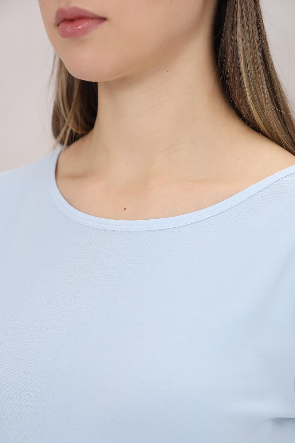 Футболка Marc Cain голубая с коротким рукавом